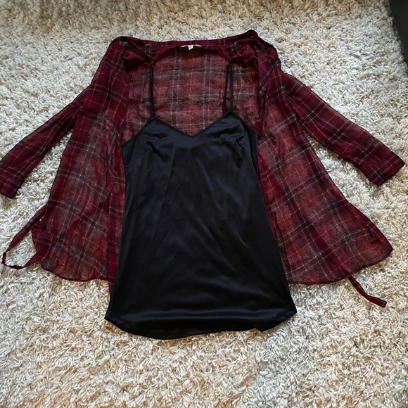 Plaid long sleeve Mini Dress - Picture 3 of 4